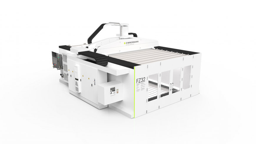 FZP32 from F. Zimmermann: The first portal milling machine of the newly designed FZP machine family with thermosymmetrical design